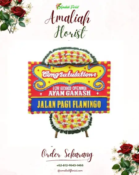 Sewa Papan Bunga Mallusetasi