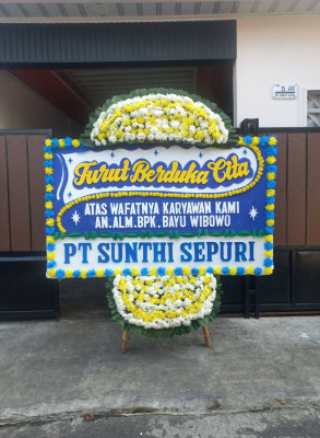 Papan Bunga Duka di Mallusetasi