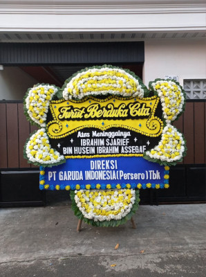 Papan Bunga Duka di Mallusetasi