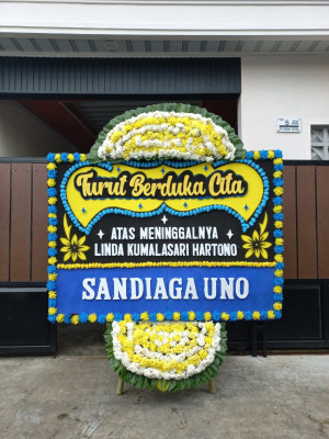 Papan Bunga Duka di Mallusetasi